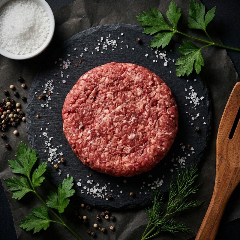 Angus hamburger